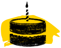 Cake icon.